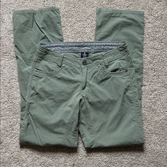 KÜHL Women's Green Trekr™ Capri Pants Hiking Outdoor Gorpcore size 6 - Picture 7 of 16